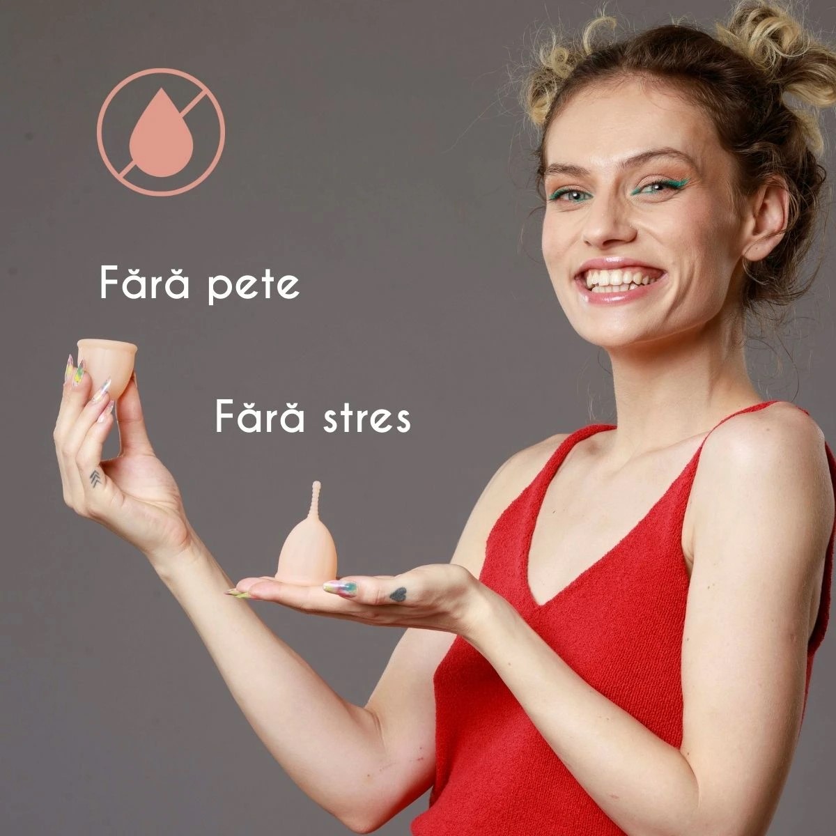 Cupa Menstruala Marimea B -Powder - 1 | YEO